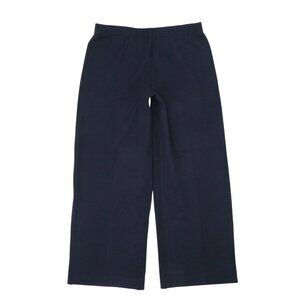 St. John Collection Santana Knit Navy Blue Wide Leg Dress Pants 10
